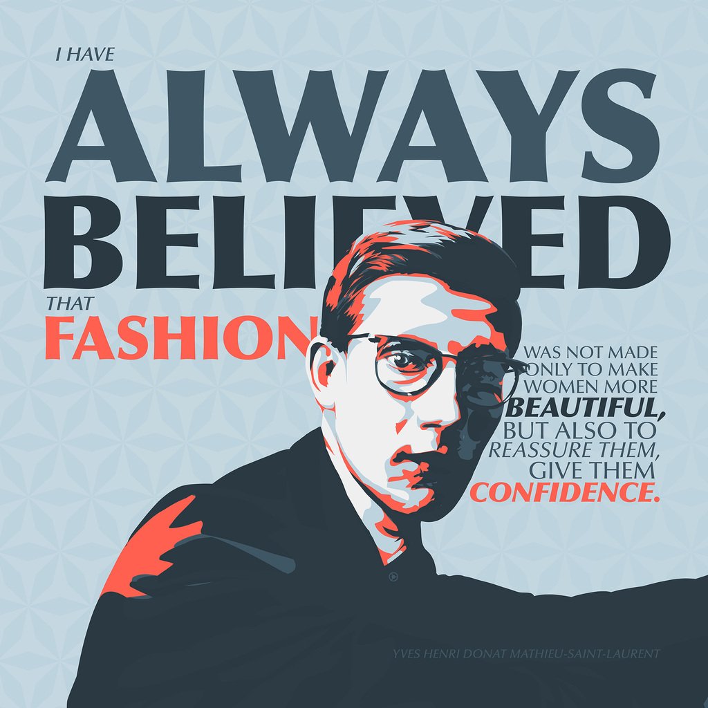 Yves Saint Laurent (Happy Birthday!) [OC] 