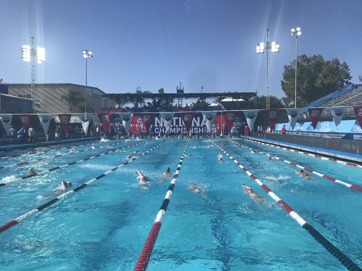 #phillips66nats is a wrap! First Championship meet with the Pack was a HUGE success. Numerous best times and Team USA berths. Wolfpack Distance 🐺is just getting started.