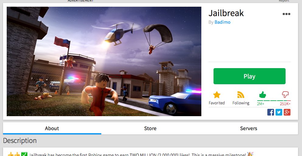 Asimo3089 On Twitter New Thumbnail On Jailbreak Just Went Up Thanks Roblox For The Really Sweet Render Https T Co Gbpiz4m9ic - roblox jailbreak creator twitter