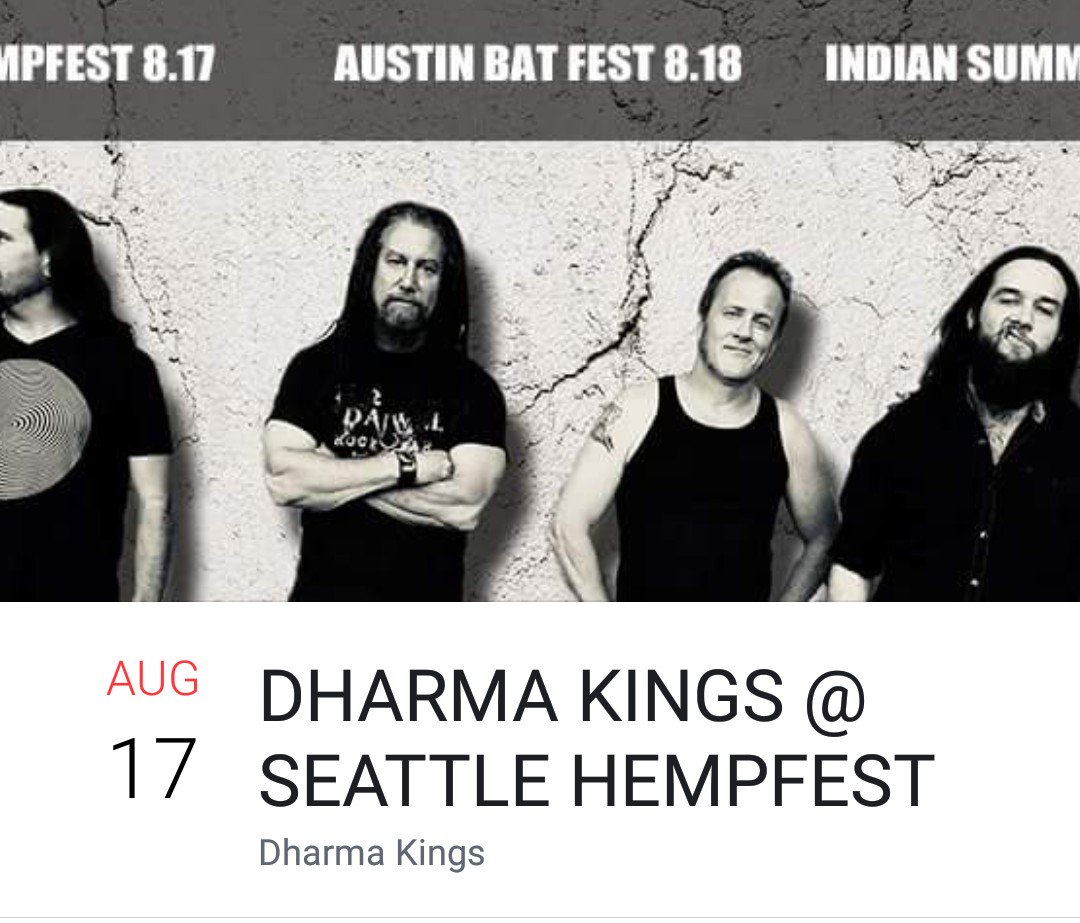 Dharma_Kings's tweet image. We're going to be in Seattle in the 17th for #Hempfest!! This is going to be a great show, we can't wait!!

#supportlocal #indiemusic #ontour #kings #hempfest #rockandroll