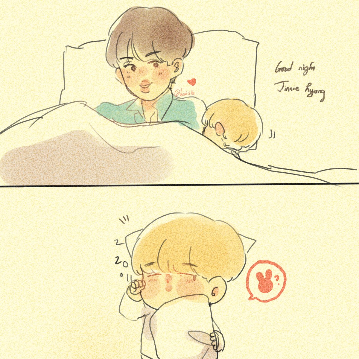 homicille's tweet photo. What Jimin always does everynight
#bts #namjoon #seokjin #yoongi #jhope #taehyung #jimin #jungkook #btsfanart https://t.co/thVhtK4Mg7