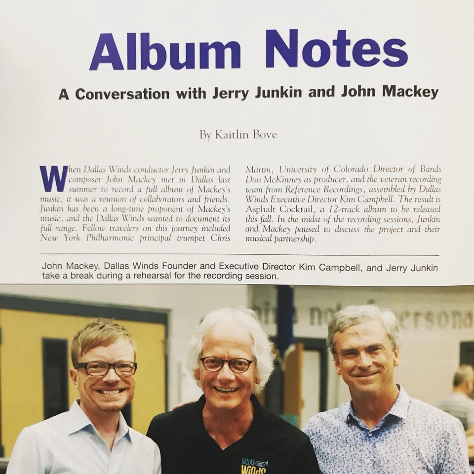 RefRecordings's tweet photo. The Instrumentalist Magazine is already looking forward to our next @DallasWinds release! https://t.co/ImwW8VM1IC @Ostimusic #AsphaltCocktail https://t.co/Gy11l9OZmJ