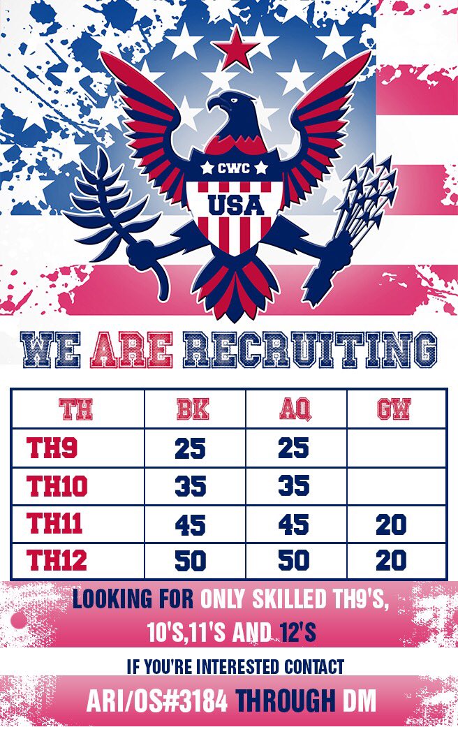 🌀 These teams are looking for players.
🌀 Estos equipos, están buscando jugadores.