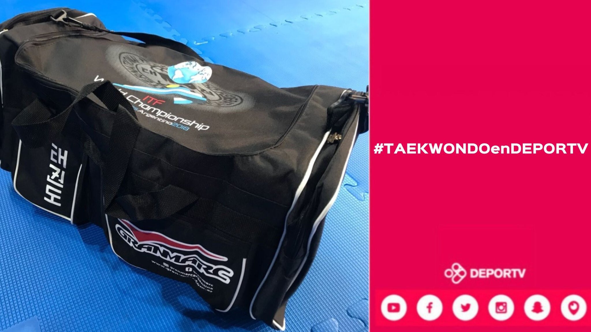 DEPORTV on Twitter: "[SORTEO] + da RT + comentá con #TAEKWONDOenDEPORTV y participá por el bolso oficial del Mundial ITF de Taekwondo. https://t.co/iCjv8gKeQc" / Twitter