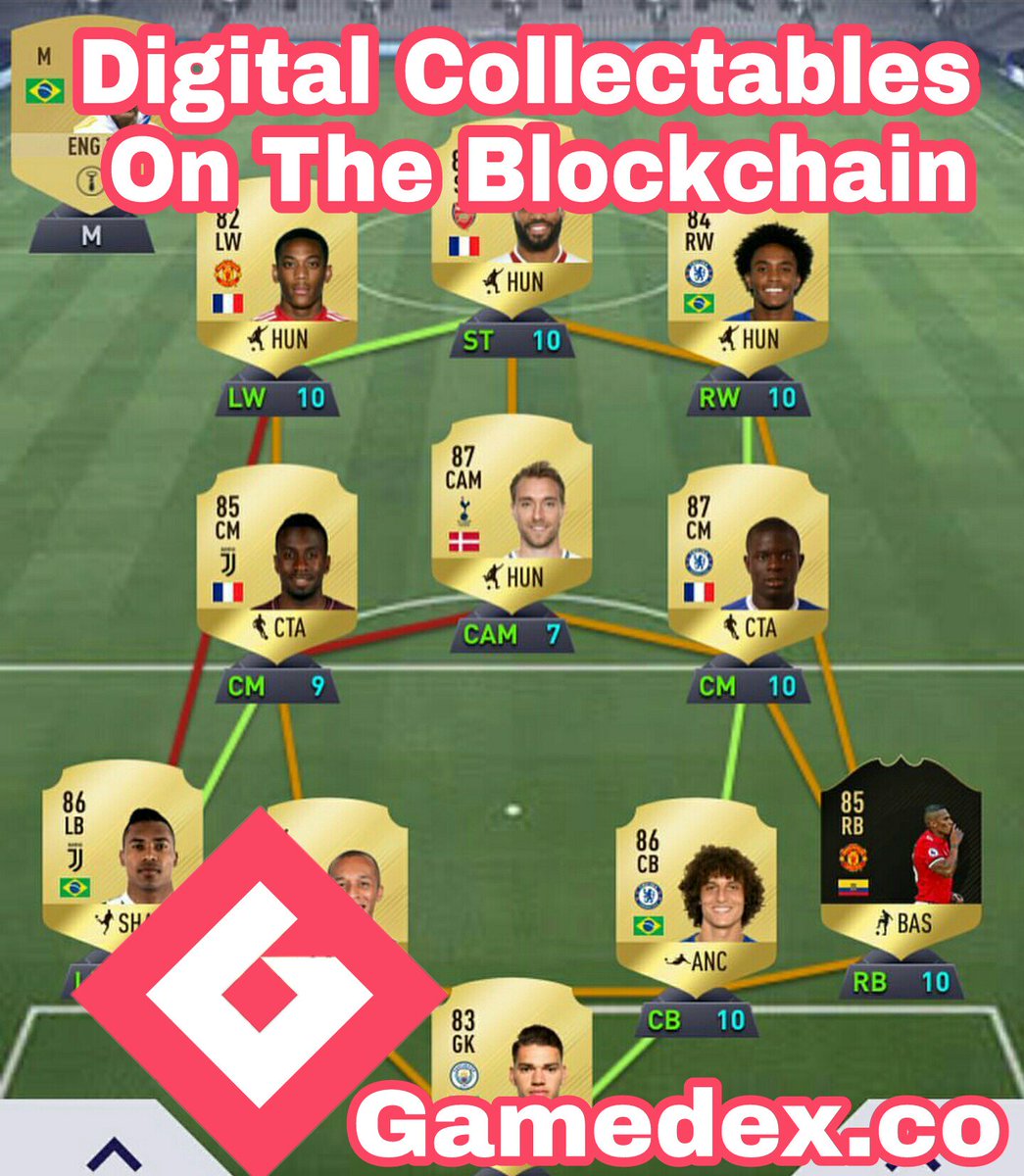 Seeking a gaming platform using #blockchain technology? <a href="/officialgamedex/">Gamedex</a> is that platform.  A new and rapidly-growing digital collectibles market is already a multi-billion dollar industry. #gamedex will take a big slice of that pie. No more duplications. #SmartContracts #FIFA19