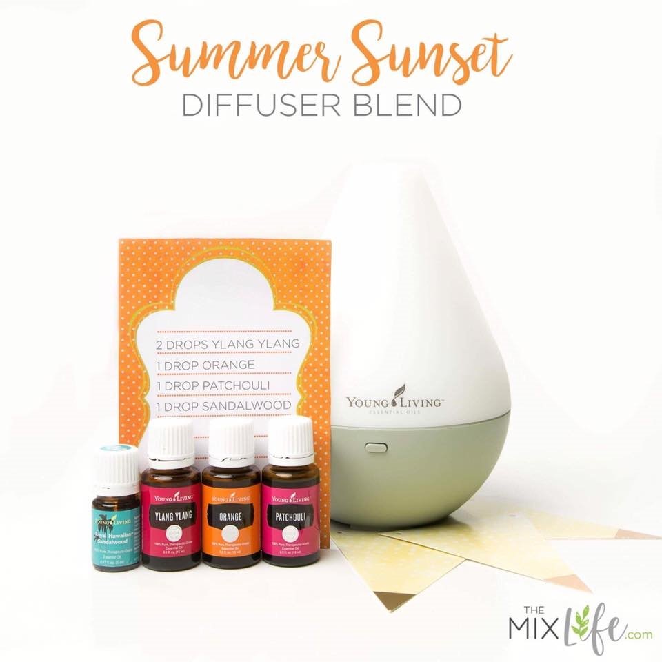 This is a warm and romantic diffuser mix that will help set the mood for a fabulous sunset!

#essentialoils #youngliving #younglivingeo #yleo #younglivingessentialoils #diywithyl #wellness #healthyliving #cleanliving #aromatherapy #diffuse #diffuserblend #recipes