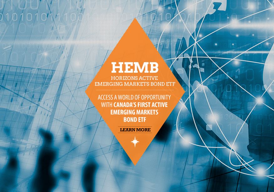 globalxca's tweet photo. Launched today, the Horizons Active Emerging Markets Bond #ETF: Get exposure to a world of opportunity. Learn more: https://t.co/oS5nRnLXnp $HEMB #HorizonsETFs #GetTheETFAdvantage https://t.co/haiMiwo1Tj