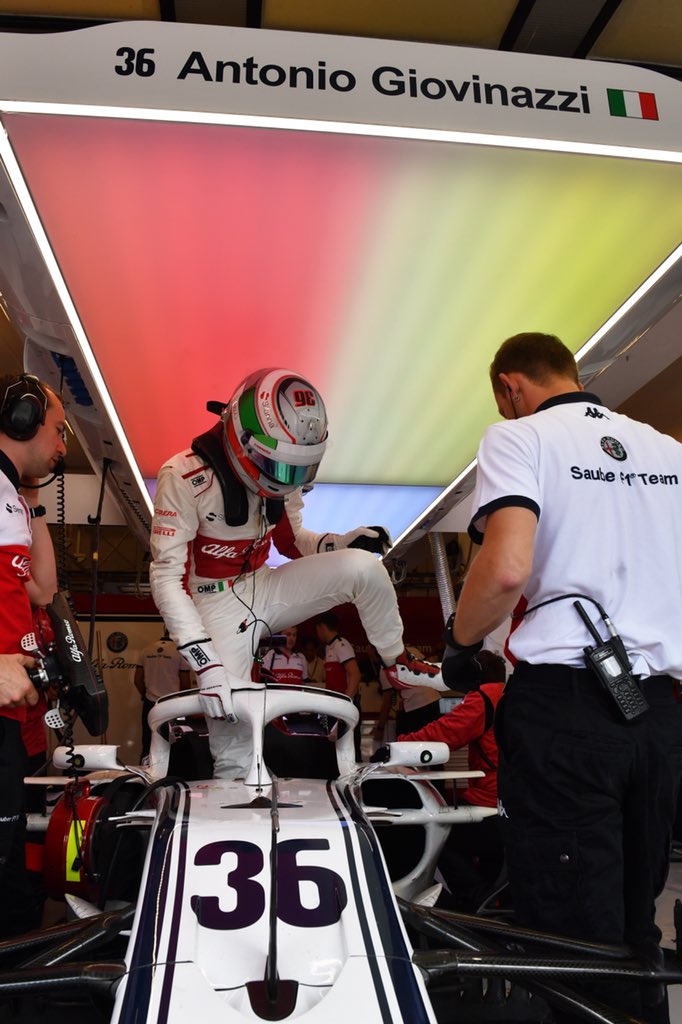 Anto_Giovinazzi's tweet photo. Test completati โ
#testdone @alfa_romeo @SauberF1Team https://t.co/LUnolYbDcL