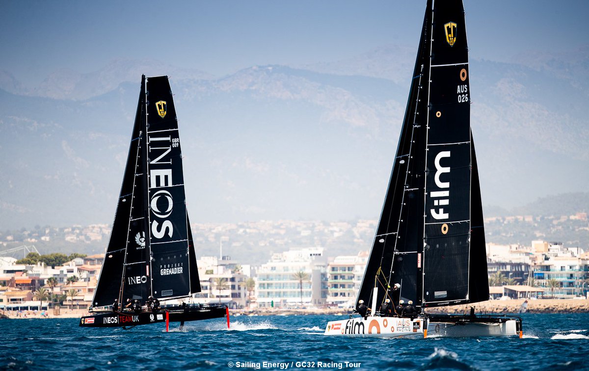 GC32RacingTour's tweet image. Beautiful shots from the race course today from @SailingEnergy - see the full gallery on Facebook here bit.ly/2LIFc0x

#photography #photooftheday #sailing #foiling #racing @CopaReyMAPFRE