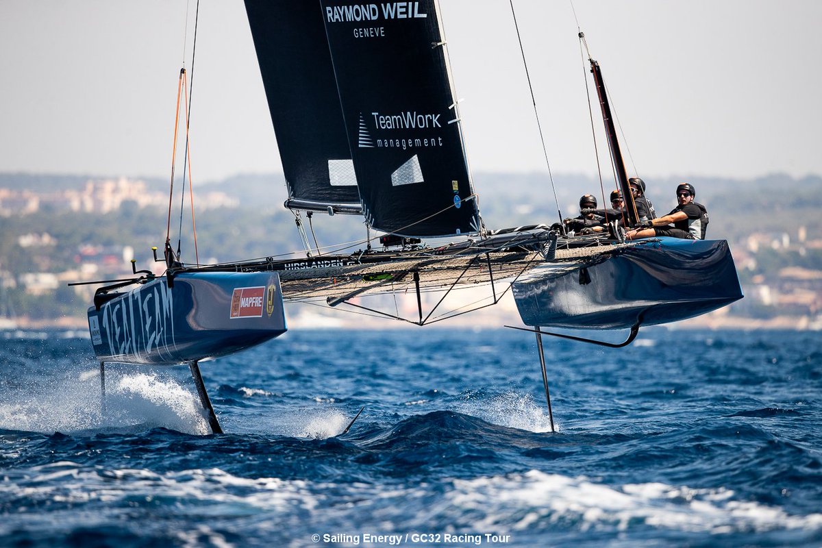 GC32RacingTour's tweet image. Beautiful shots from the race course today from @SailingEnergy - see the full gallery on Facebook here bit.ly/2LIFc0x

#photography #photooftheday #sailing #foiling #racing @CopaReyMAPFRE