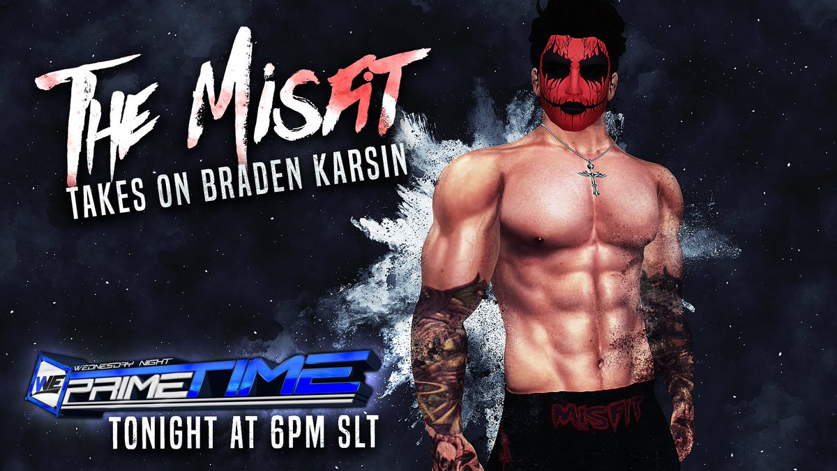 We know your Wednesday would feel incomplete without VWE Primetime. We've got three exciting matches including a HUGE Main Event as Braden Karsin takes on Jeffery Fireguard. Catch the action in-world tonight at 6PM SLT in #SecondLife at ow.ly/Tv9q30le0YN