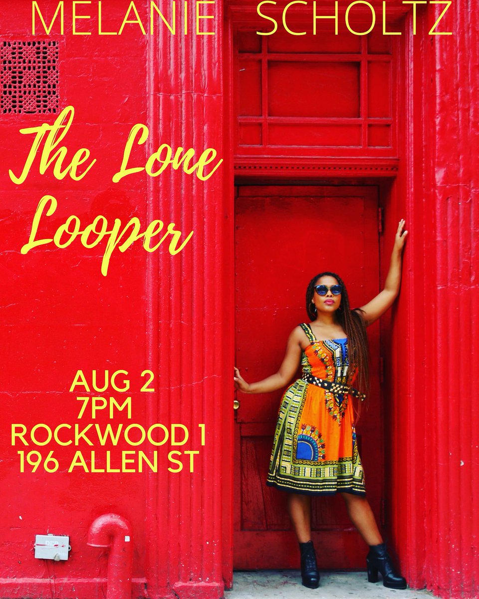 Tomorrow @RockwoodNYC the Lone Looper #thenewgirl #southafrican #worldmusic #ethnicexpressions