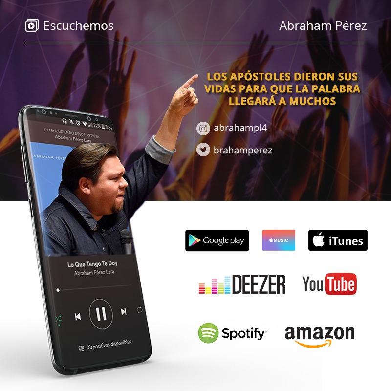 Les invito  a que se conecten, suscriban, sigan, etc. a este Ministerio de Bendición
Es un gran Amigo, y nos estuvo ministrando en el reciente Campamento de Jóvenes 2018 de la Iglesia Galilea.
 
Hay una palabra de Vida para ti...!
#AbrahamPérez
#ConectadoyBendiciendoVidas
