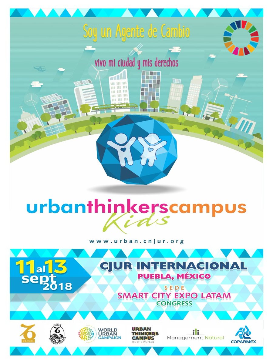 CjurWorld's tweet photo. AMIGOS VENGAN A UNIRSE A NOSOTROS!!!!
😁😁❤🌎🌍❤
#TheCityWeNeed #AgentChange #LiveMyCity&MyRights #Urban ThinkersKIDS @SmartCityLATAM @mgnatural @CjurWorld @CoparmexPuebla @onuhabitat @ONUHabitatMex @UTCmx @urbancampaign @KidsUTCMx https://t.co/NNPdJzeBEp