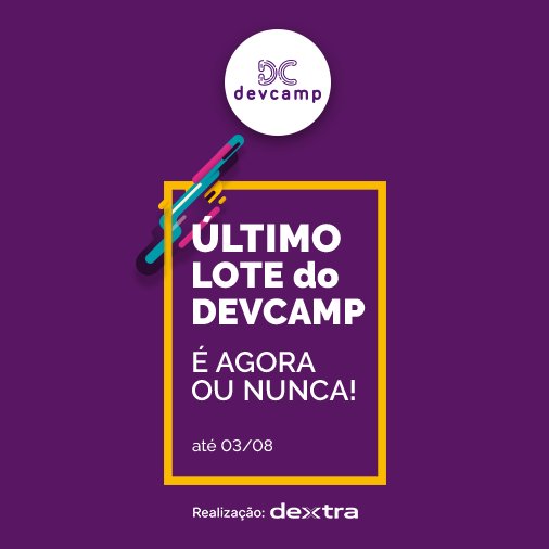novateceditora's tweet photo. Está chegando a maior conferência de tecnologia do interior de São Paulo: DevCamp! Será dia 10/08 e ainda dá tempo de se inscrever no último lote. Não perca! Acesse https://t.co/sg65no9Jsw #devcamp #devcamp2018 https://t.co/SCOW4vnSVN