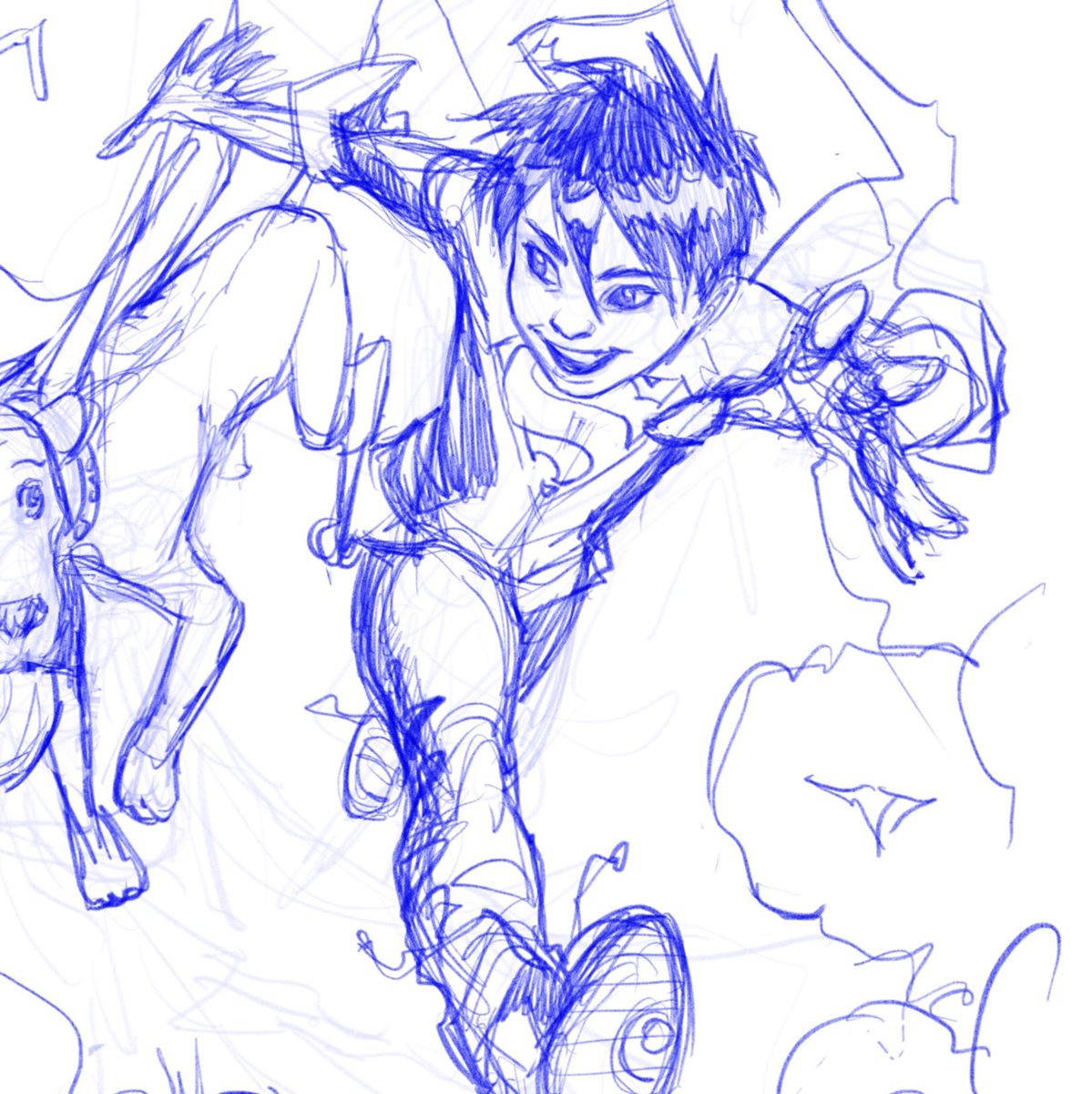 patrick_gleason's tweet photo. #WIP #superboy #sketch #supersons #krypto https://t.co/jMHC9cpyUb