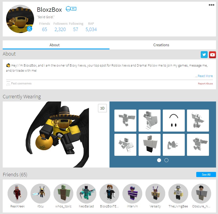 Bloxy News On Twitter The Profile Page Also Looks Interesting - intervin roblox