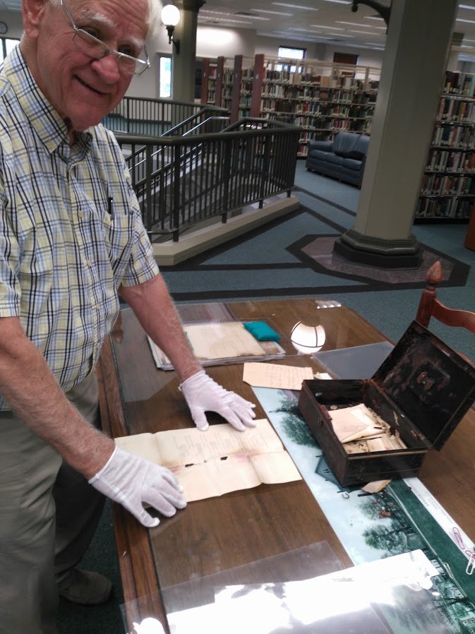 AthensStArchive's tweet photo. Many thanks to Mr. Martin for sharing some of the Methodist Church's 1924 time capsule with us! Opened for the occasion of their 200th Anniversary which is being celebrated this October. @AthensState will also be celebrating it's 200th soon! #AL200 #AthensForever #LimestoneCoAl https://t.co/gi0EazkJIy
