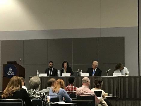 LeePerryUT's tweet image. Rep. Lowry Snow at #NCSLSummit talking about Juvenile Justice reform