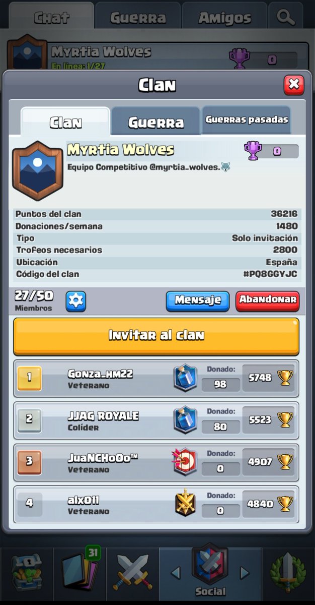 Edgar_ARX's tweet photo. Poco a poco el clan @Myrtia_Wolves va creciendo. Seguimos buscando jugadores para ladder les esperamos!!!
Cualquier cosa hablenme a MD https://t.co/ojxSRqoiwA