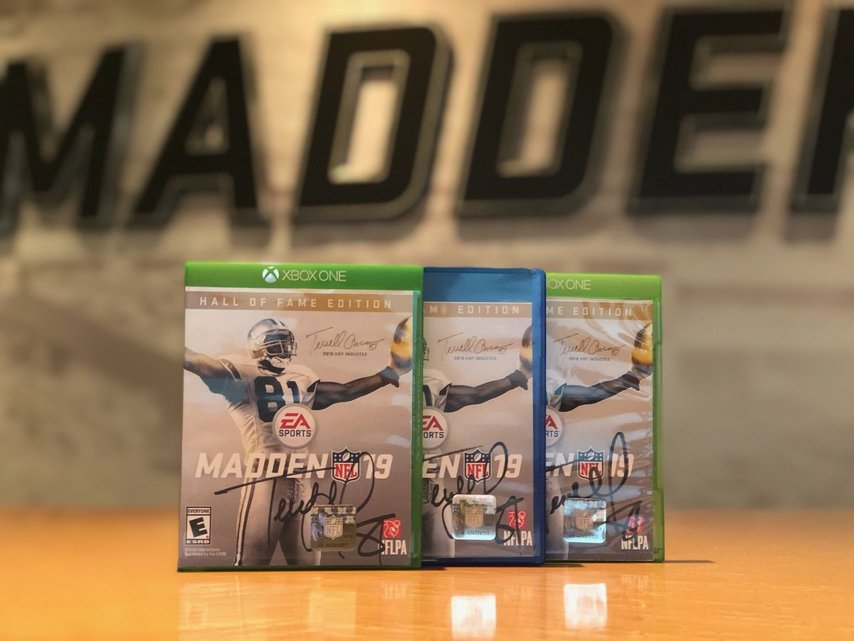 Madden NFL 25 (@eamaddennfl) on Twitter photo Who needs a copy of #Madden19?
RT for a chance to win these <a href="/terrellowens/">Terrell Owens</a> HOF autographed copies. ๐ฟ Who needs a copy of #Madden19?
RT for a chance to win these <a href="/terrellowens/">Terrell Owens</a> HOF autographed copies. ๐ฟ