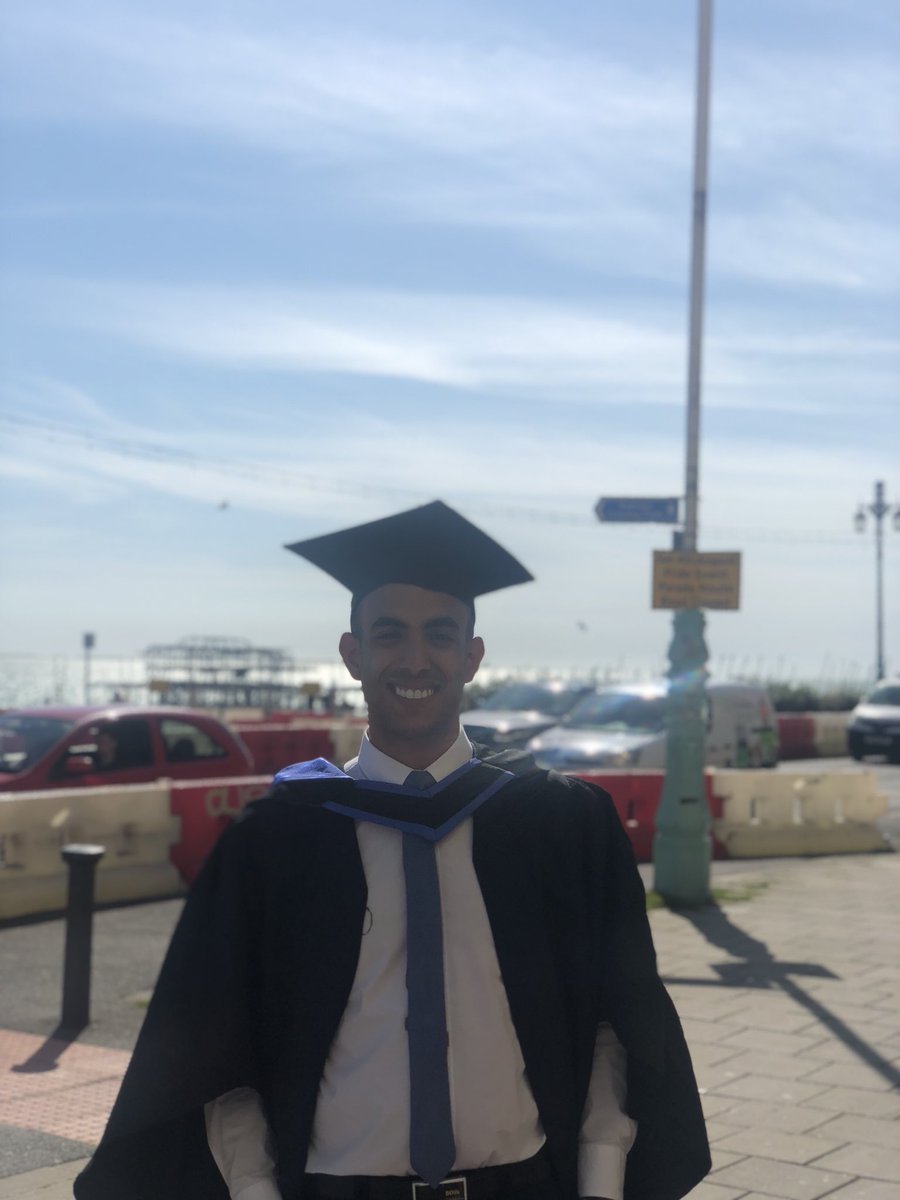 TarekABaddah's tweet image. Brighton, you’ve been a blast! #graduate #hellomasters