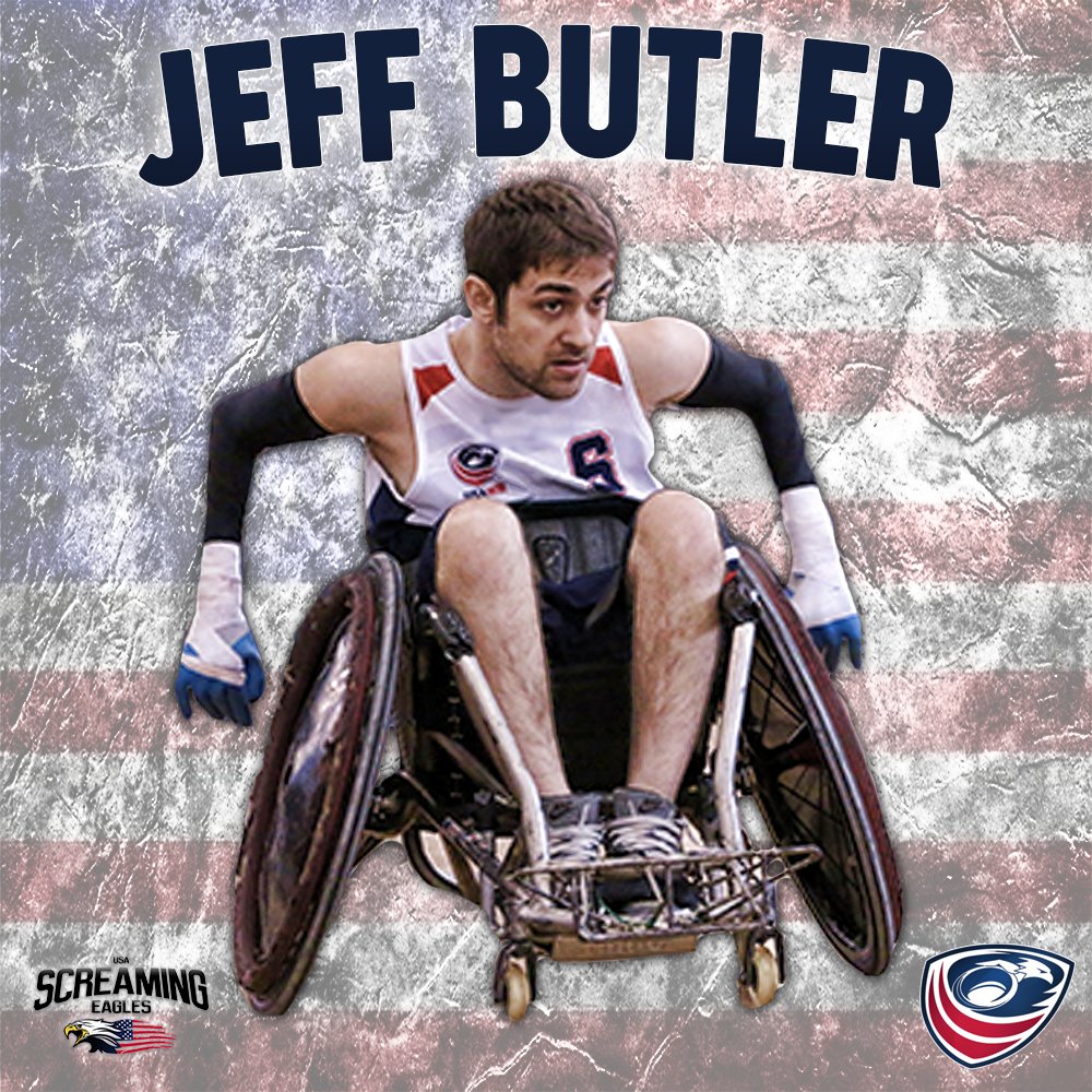 Screaming Eagles (@usaeaglesfans) on Twitter photo #MeetTheEagles Jeff Butler has been playing for the <a href="/usawchrugby/">USA Wheelchair Rugby</a> National Team for 4 years! His greatest accomplishment was winning silver at the 2016 Rio Olympics. You can watch Jeff and the rest of the USAWR team in the @IWRF World Championships this weekend in Australia! #MeetTheEagles Jeff Butler has been playing for the <a href="/usawchrugby/">USA Wheelchair Rugby</a> National Team for 4 years! His greatest accomplishment was winning silver at the 2016 Rio Olympics. You can watch Jeff and the rest of the USAWR team in the @IWRF World Championships this weekend in Australia!