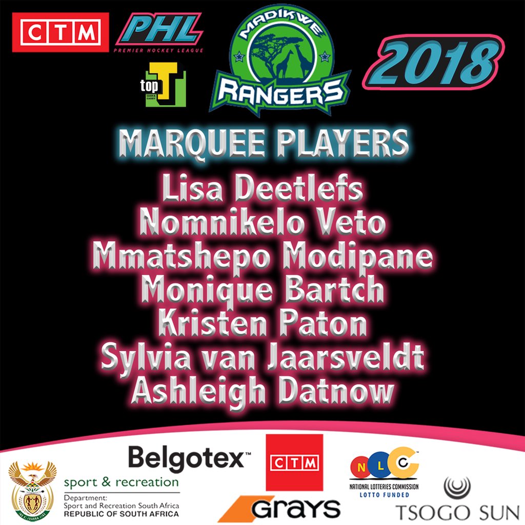 The TopT Madikwe Rangers will also have a brand spanking new PHL coach that will be calling the shots for the team at this year’s PHL. #PHL18 #SAHockeyRevolution
