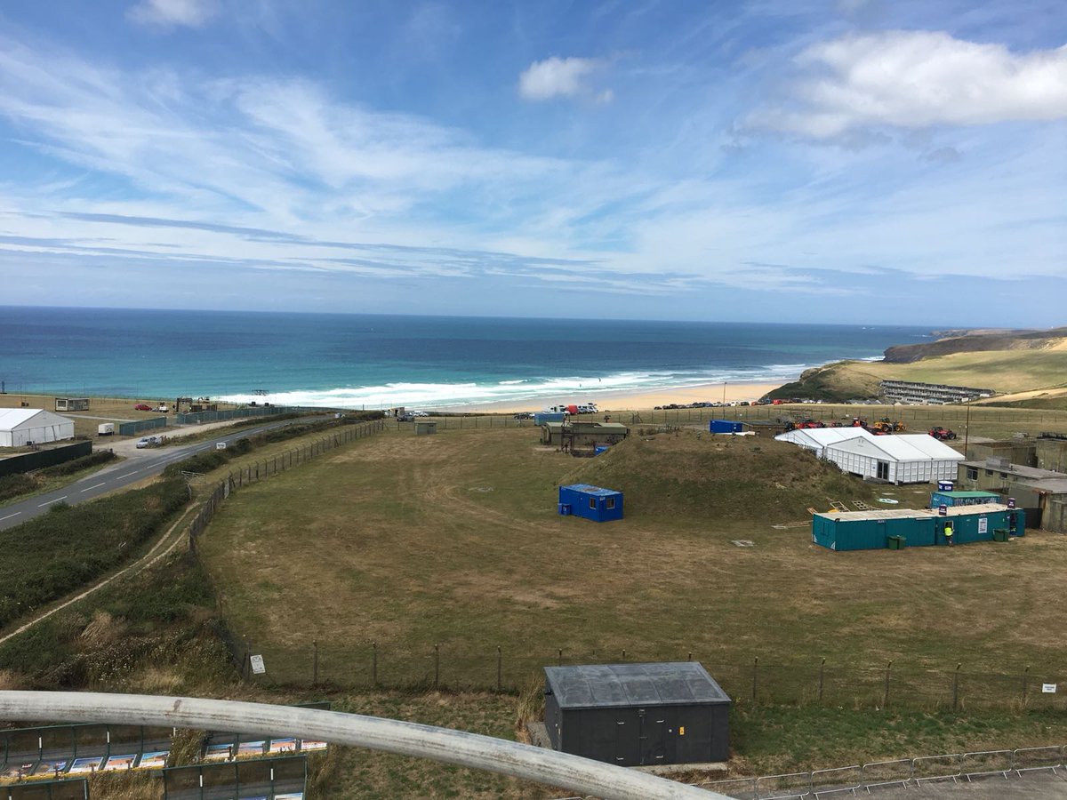 Local Crew (@localeventcrew) on Twitter photo Start of the build <a href="/boardmasters/">Boardmasters</a>.... great view at work today #festivalcrew #rigging #technical Start of the build <a href="/boardmasters/">Boardmasters</a>.... great view at work today #festivalcrew #rigging #technical