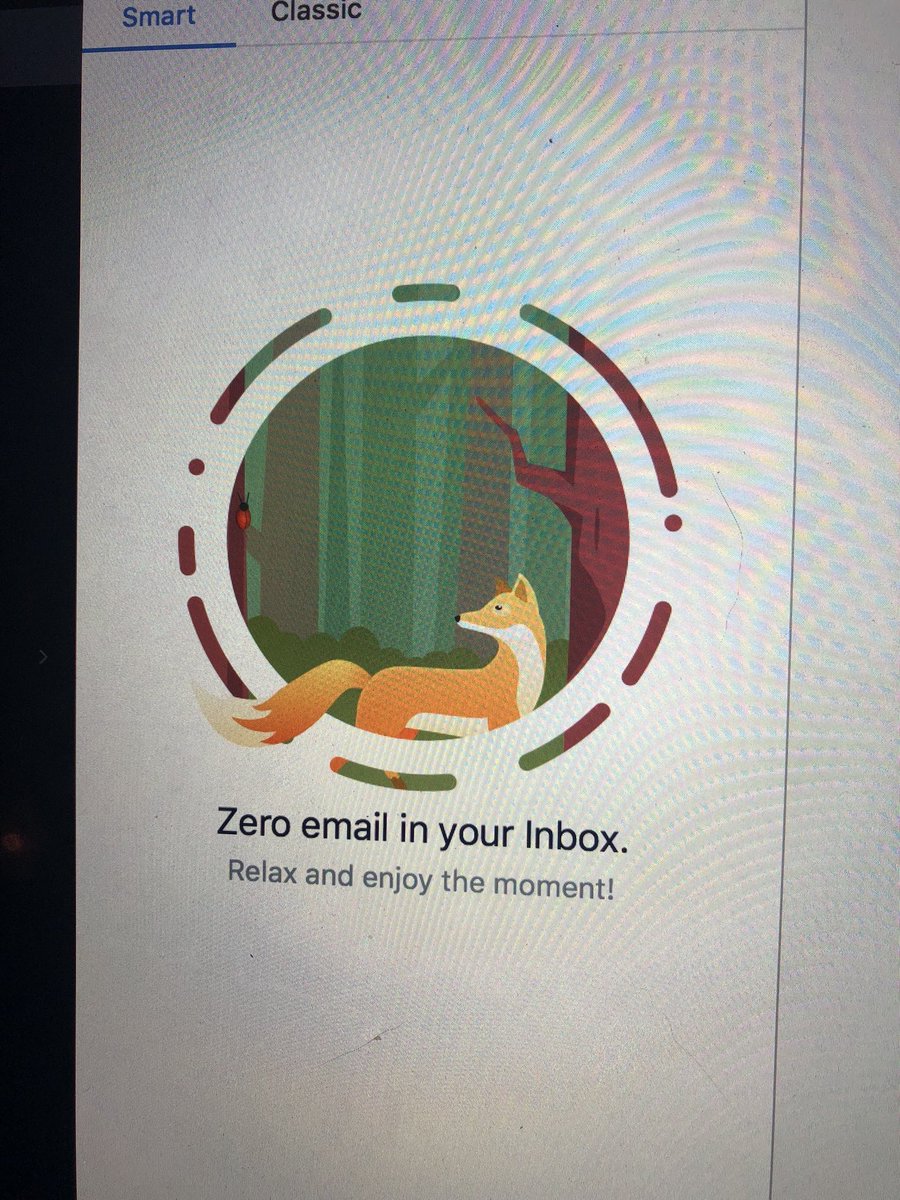 jfredson's tweet image. Sometimes you gotta take a minute to appreciate the little moments of quiet ☺️ #InboxZero #SparkApp @SparkMailApp