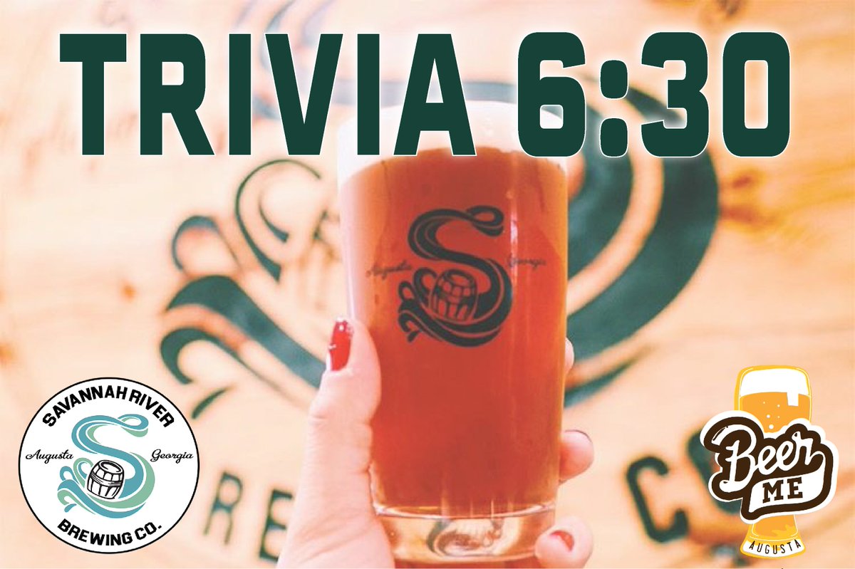 If game night is your thing, we got you covered! Join <a href="/MellowMushroom/">Mellow Mushroom</a> Augusta &amp; Evans for a <a href="/loneriderbeer/">Lonerider Brewing 🍺</a> Brews &amp; Bingo Night -OR- hit up <a href="/SavRivBrewCo/">Savannahriverbrew</a> for Trivia! Good Luck!