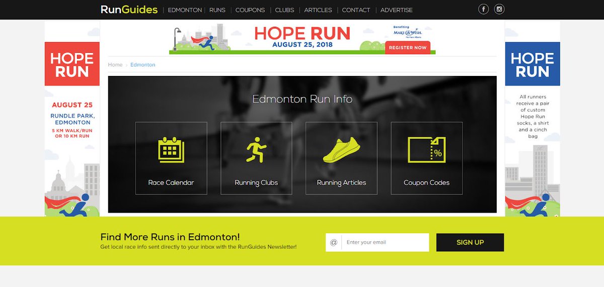 Wondering what to do in Edmonton on August 25th?

THE HOPE RUN, DUH. 

Check out <a href="/RunGuides/">RunGuides.com</a> to find all the races going on in your area. 

#yegfit #hoperunyeg