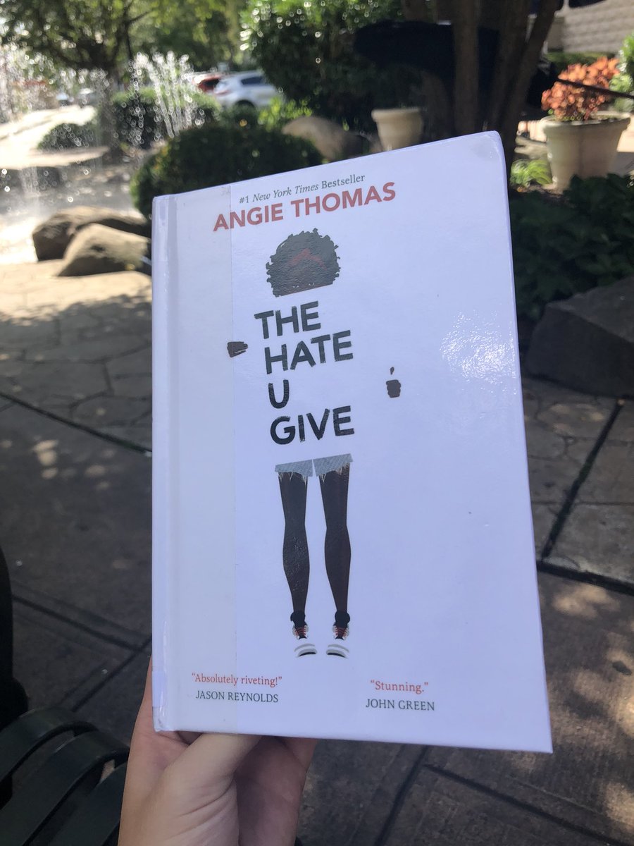 ladams_9's tweet image. Book # 8 of my #summerreading list - The Hate U Give is such a powerful and relevant read. Thanks for the recommendation @iChrisLehman at #parsum18!