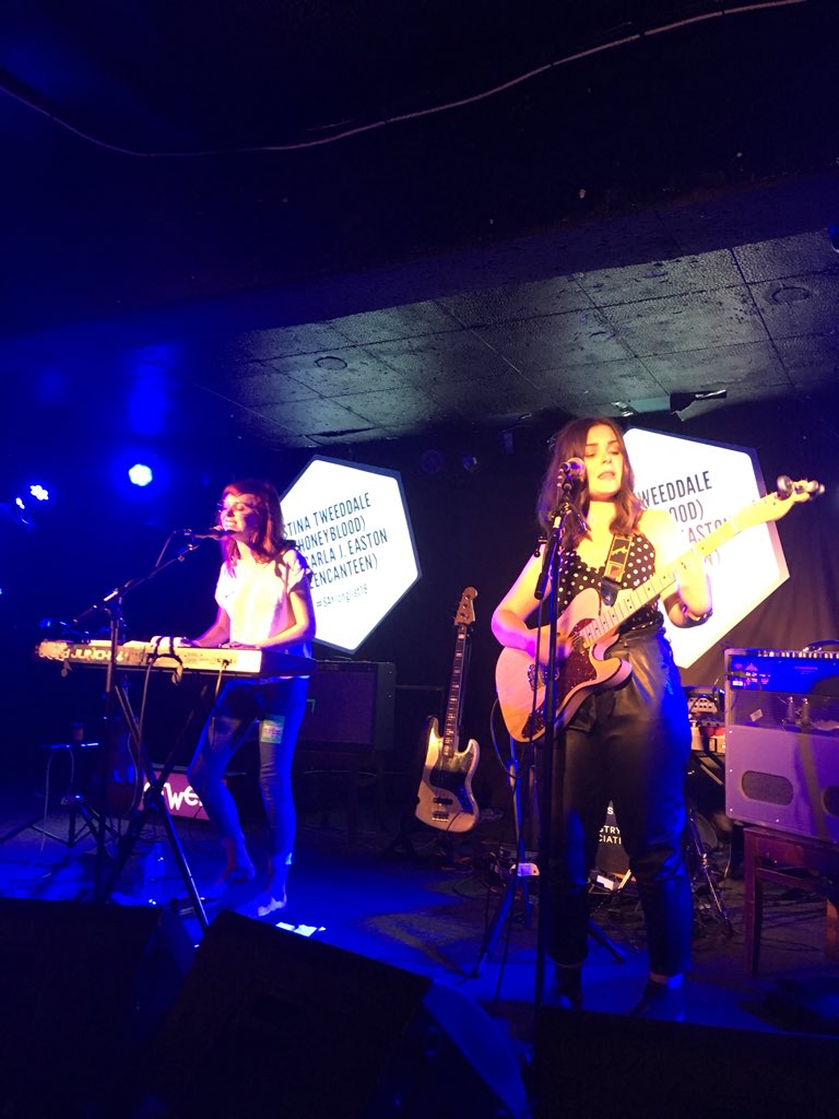 CreativeScots's tweet photo. We’re @kingtuts for the #SAYlonglist18 announcement! Treated to #LiveAtTheLonglist collaboration from @SAYAward alumni Stina of @yumhoneyblood + @CarlaJEaston and sets from @emmaspollock & @plasmatron. Good luck to all the #SAYEligible18 albums + artists! https://t.co/Nv06EERsuZ https://t.co/niknaOF8aO