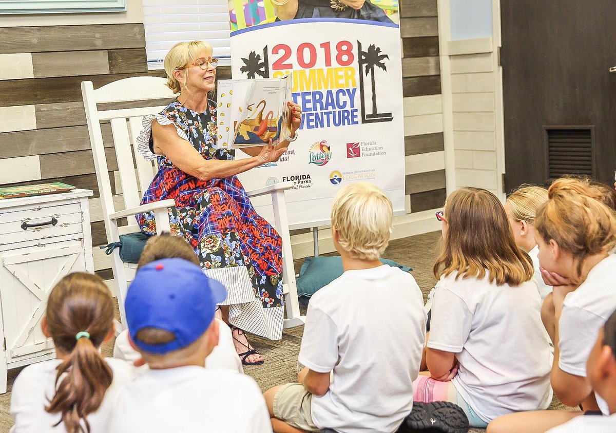 This morning was our last stop of @EducationFL’s Summer Literacy Adventure at @FortMose State Park! I hope that FL students are inspired to continue reading and learning for the rest of their summer break. It’s not too late to take the SLA pledge at fldoe.org!