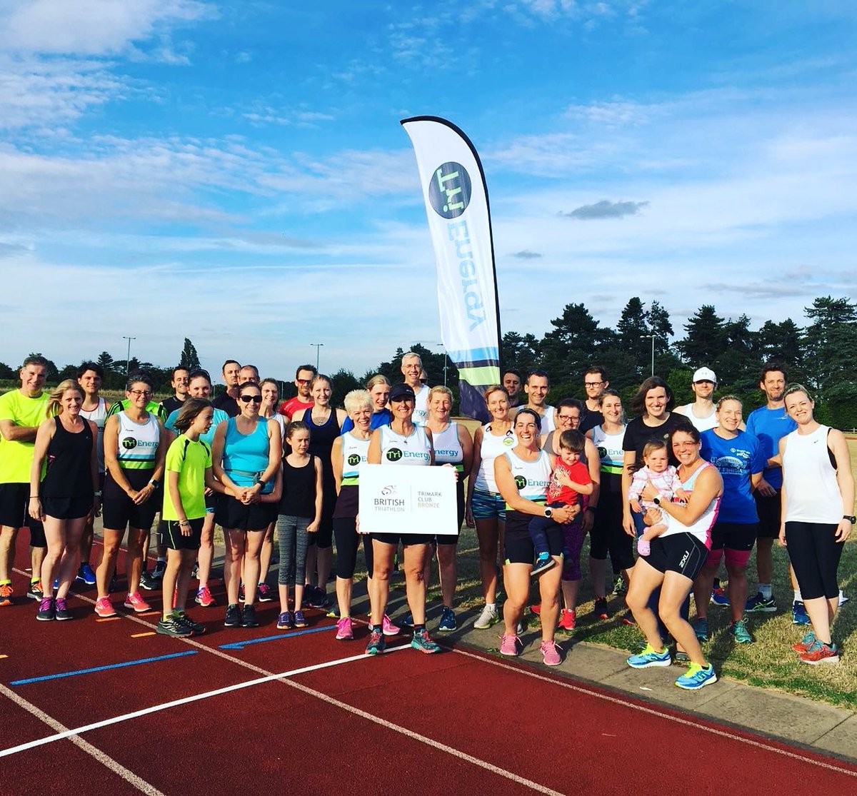 Delighted to be awarded the Bronze Mark Tri Club award from <a href="/brittri/">British Triathlon</a> - celebrating tonight with our very own 1 mile club champs. What an awesome group of people 🎖🎉 #triathlontraining #triclub #onemilechamps