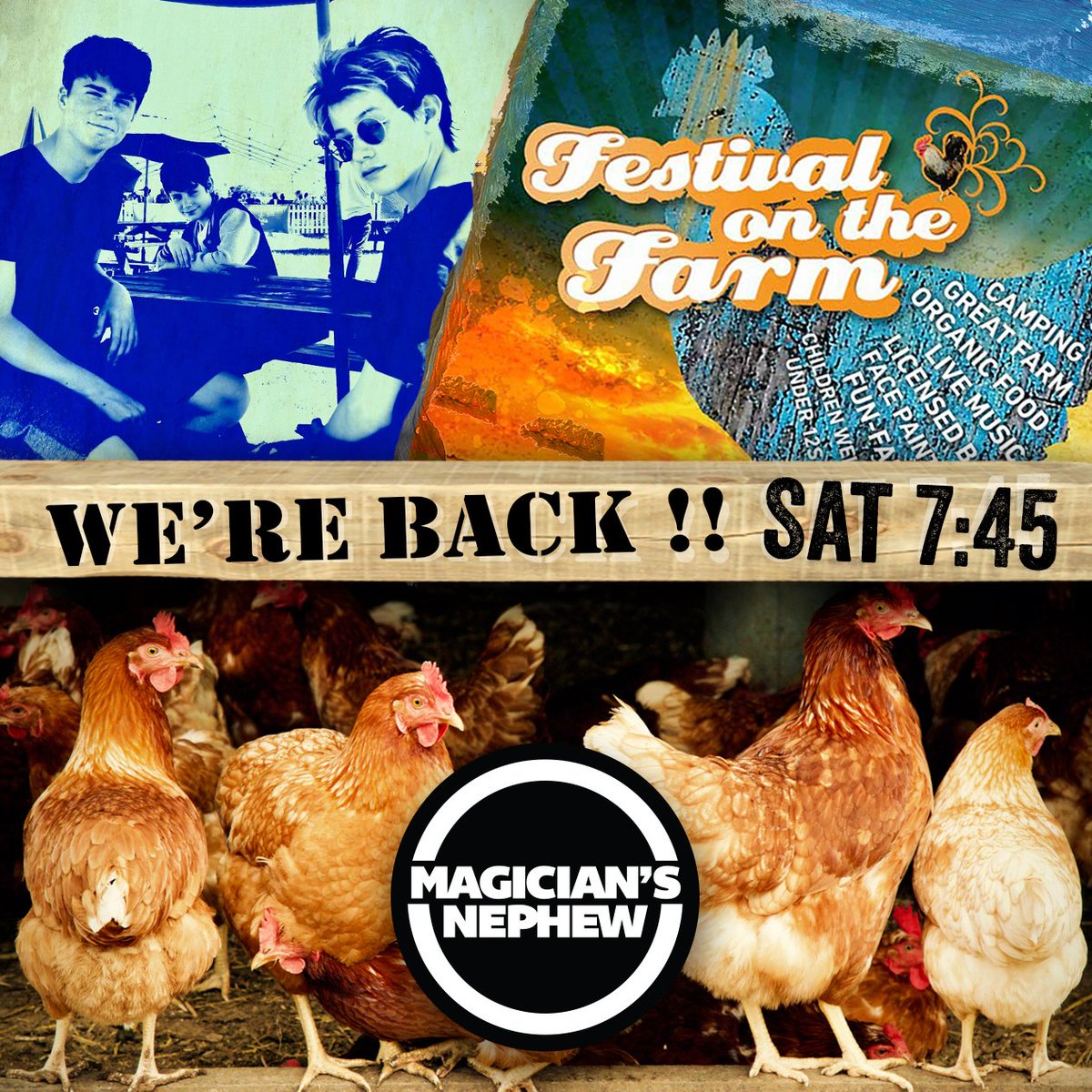 Can't wait for Saturday!!! Good-Old-Reliable Rock'n'Roll Sat 7:45 -  at <a href="/FOTF_Festival/">Festival on the Farm</a> <a href="/Trevor_Horn_/">Trevor Horn</a> <a href="/itbagency/">ITB Agency</a> <a href="/DeccaRecords/">Decca Records</a> <a href="/Roadrunner_UK/">Roadrunner UK</a> @VirginEMI <a href="/radioverulam/">radioverulam</a> <a href="/therocketmusic/">Rocket Music</a> <a href="/denisejparsons/">Denise Parsons</a> <a href="/dark_shark/">Brian Eno News</a> <a href="/loverocksfest/">Loverocks - Rock Festival</a> @NWOCR2017