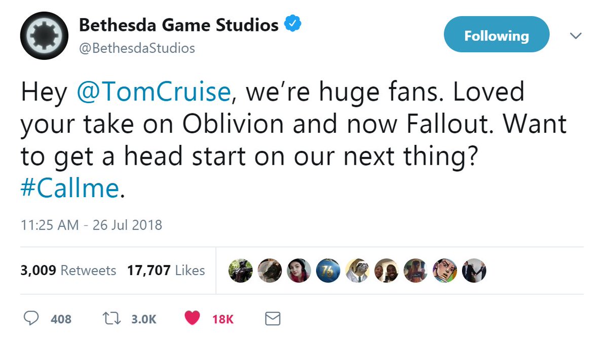 SkullziTV's tweet image. So I wonder if this recent #Bethesda tweet has anything to do with the new super secret #Spyteam game trademark that I found?

/#MissionImpossible Theme starts playing quietly as you finish reading this tweet

#GamingNews #Starfield #ElderScrollsVI #ElderScrolls6 #Fallout76