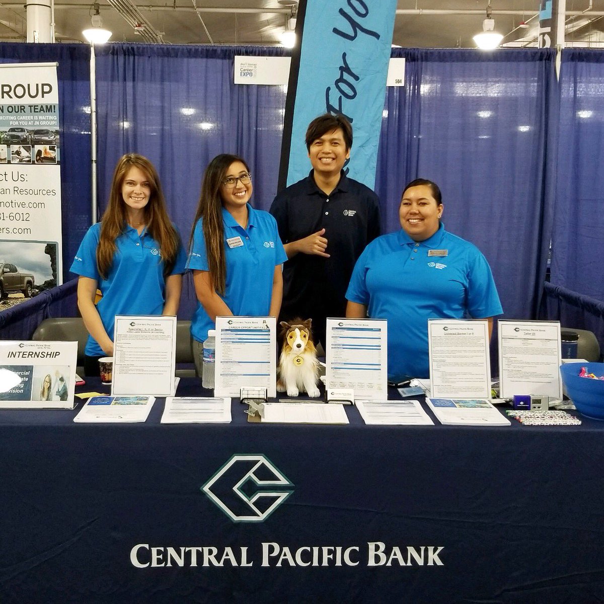 CPBHawaii's tweet photo. Don’t forget to check out our booth at the Career Expo today to learn about opportunities to join our team! #CPBWorks4You https://t.co/3oSbi74KdP