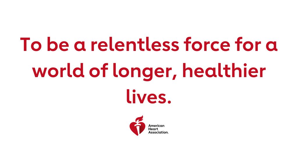 stacy_amst's tweet photo. Check out @American_heart's new mission statement! I am a #relentlessforce because every morning I wake up and I see the scar on my chest. And I am reminded that I am not alone in this fight; together we are stronger. #Iwork4AHA #TheAHALife https://t.co/VIJO2zhJOX