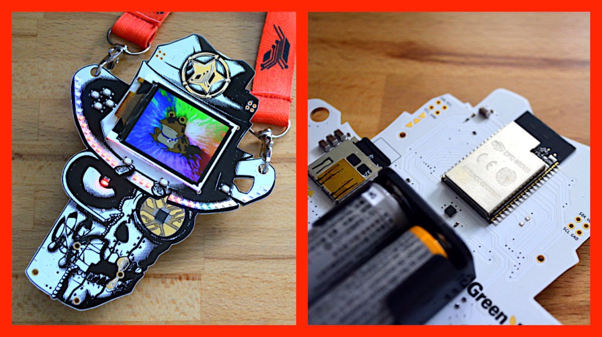 ESP32net's tweet photo. Electronic Badge by @ANDnXOR for DEF CON 26
📰 Review https://t.co/g4HFexZLU0
📺 Video https://t.co/1SWi0H5Jfm
👉 Project https://t.co/sNQs1rIA9G
🛠 Repo https://t.co/y7FlRrh2b5

#ESP32 #DEFCON #HackerBadge https://t.co/opWN9ANy4a