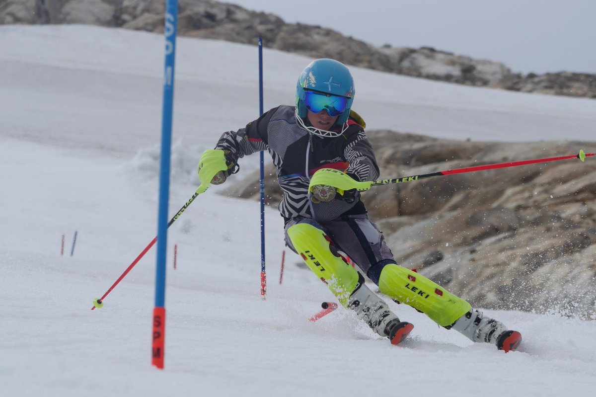 Slalom in Fonna today. #snoworksracecamps
