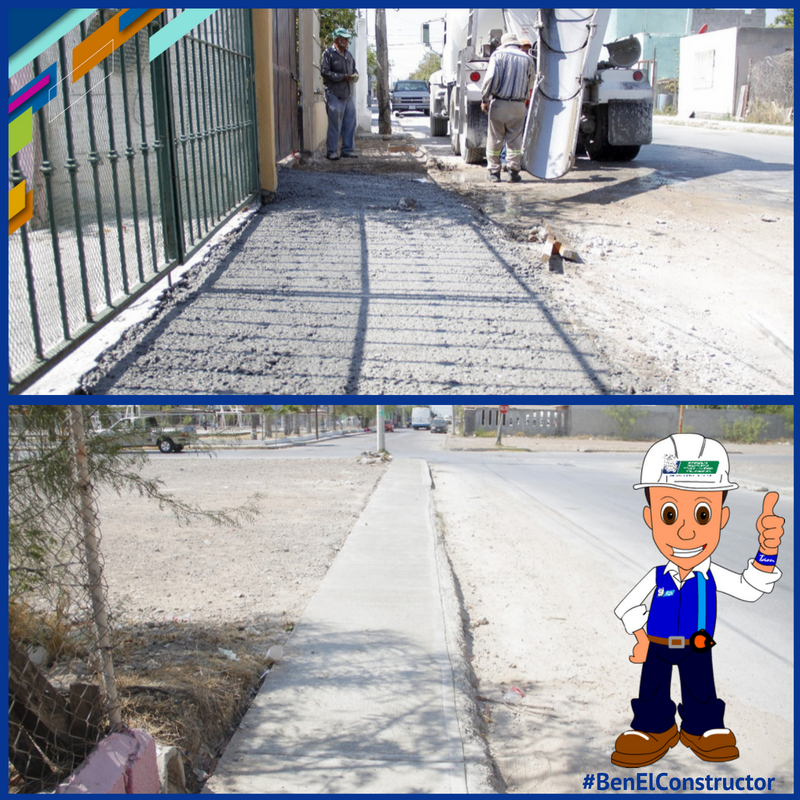 SOPDUMA_NLD's tweet photo. #BenElConstructor te presenta el avance de obra al 87% en la "Construcción de Banquetas" por Av. Esmeralda entre Victoria y Enriqueta Castañeda en la colonia La Joya. https://t.co/jP76D3Qd0y
