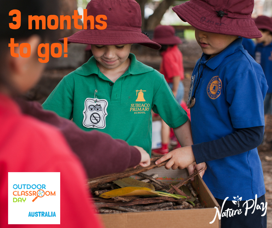 We’re three months away from Outdoor Classroom Day,  and we’re thrilled that so many schools and early learning centres around Australia are on board!  Have you signed up yet? bit.ly/2n06Ven #outdoorclassroomdayaustralia #outdoorlearning #aussieteachers