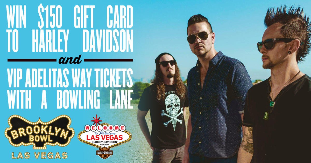 🤘 GIVEAWAY🤘 What rocks more than .<a href="/AdelitasWay/">Adelitas Way</a>? Winning free VIP tickets to .<a href="/adelitasway/">Adelitas Way</a> BBLV show + a $150 .<a href="/harleydavidson/">Harley-Davidson</a> gift card! Enter at the link to see the Vegas locals w/ STOKED! + <a href="/TyrantsbyNight/">TYRANTS BY NIGHT</a> this SUN, AUG 5 -->> bkbwl.co/26e