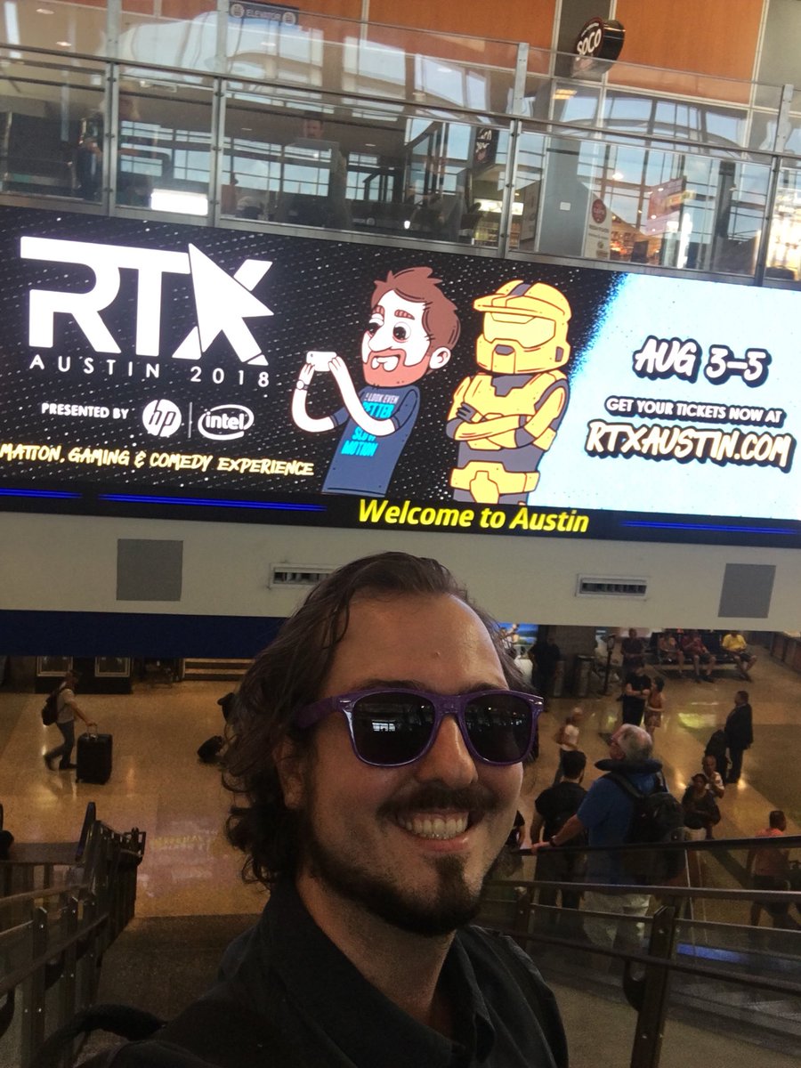 Damn it feels good to be back. #RTX2018 #iloveaustin