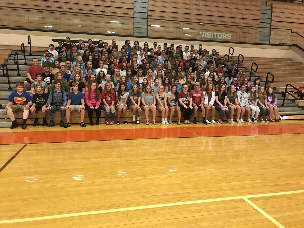LHippensteel1's tweet photo. #HH Freshman Orientation 2K18 https://t.co/SlDojSU5Tu