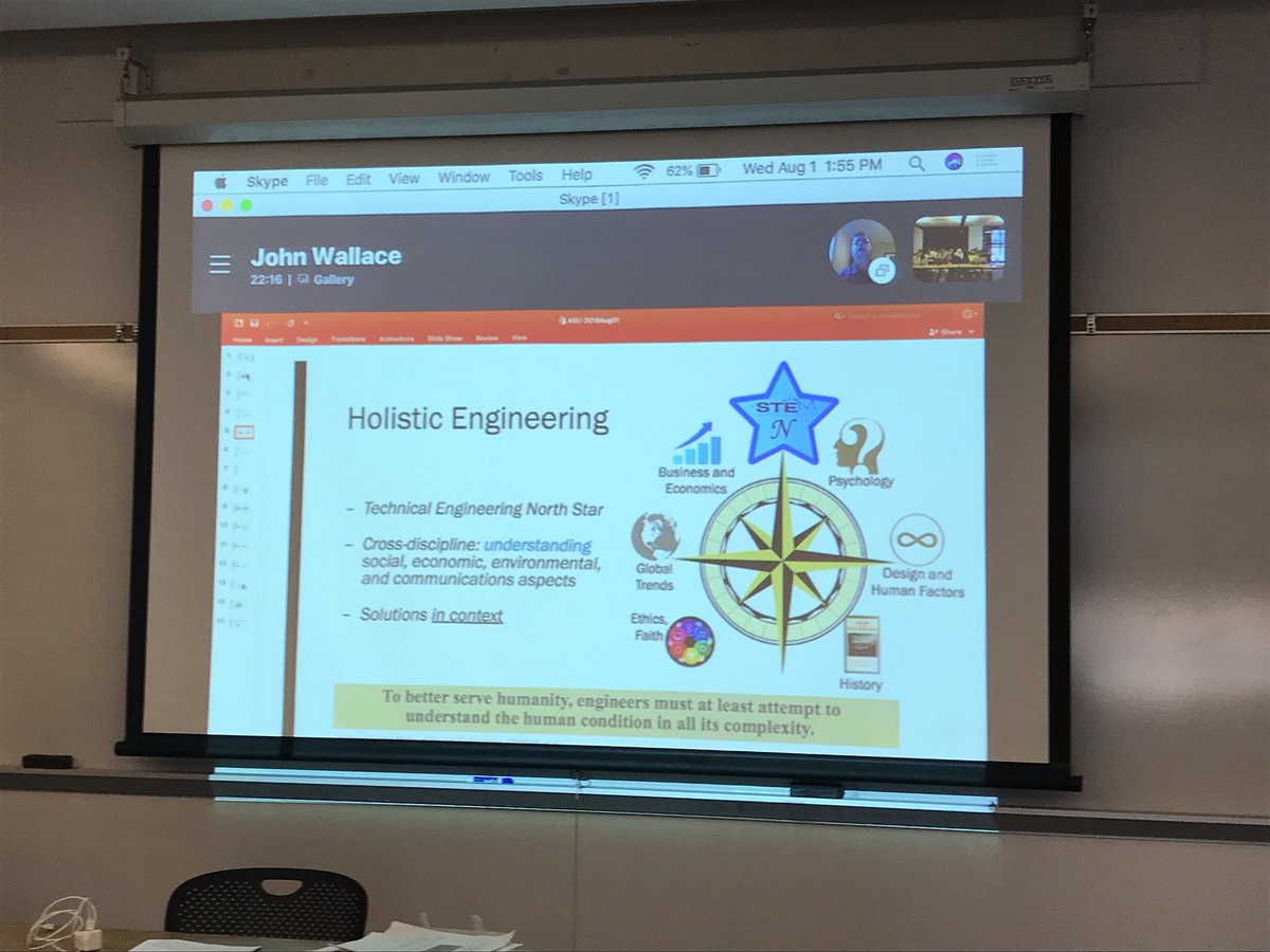 LeeAnn_Edvolve's tweet image. Never thought I would be working with my brother @wallacejj but here we are. He is Skyping in to my #STEM PD and teaching us about holistic engineering. Thanks, Bro. Dinner on me next time you’re in Phx!! #GlobalCollaboration #Edvolve