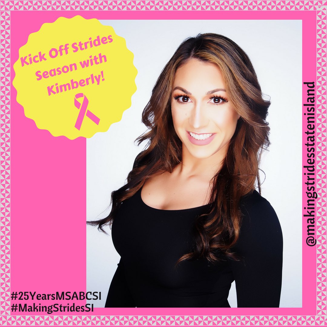 kimberlycantoni's tweet photo. I am honored to finally announce I will be hosting the American Cancer Society’s Making Strides Against Breast Cancer Kickoff Event as we celebrate 25 years in the Staten Island community. Join me in the fight! Because what UNITES us, IGNITES us! #25YearsMSABCSI #MakingStridesSI https://t.co/eVw2nPsN6Y