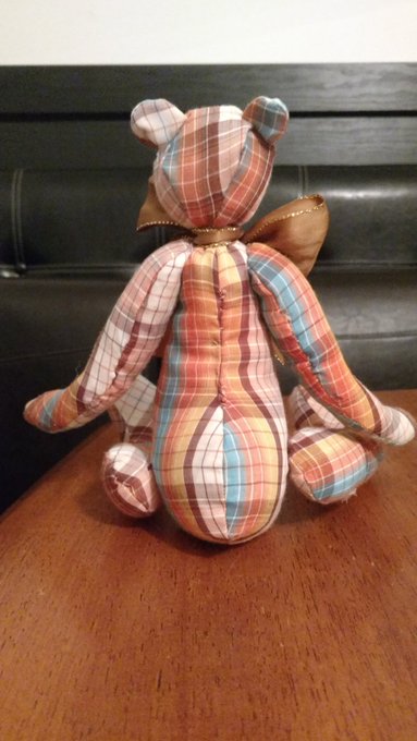 I realized today I never posted pictures of the bear I made  "Mr. Berry white" 😆🐻 https://t.co/FR0d7